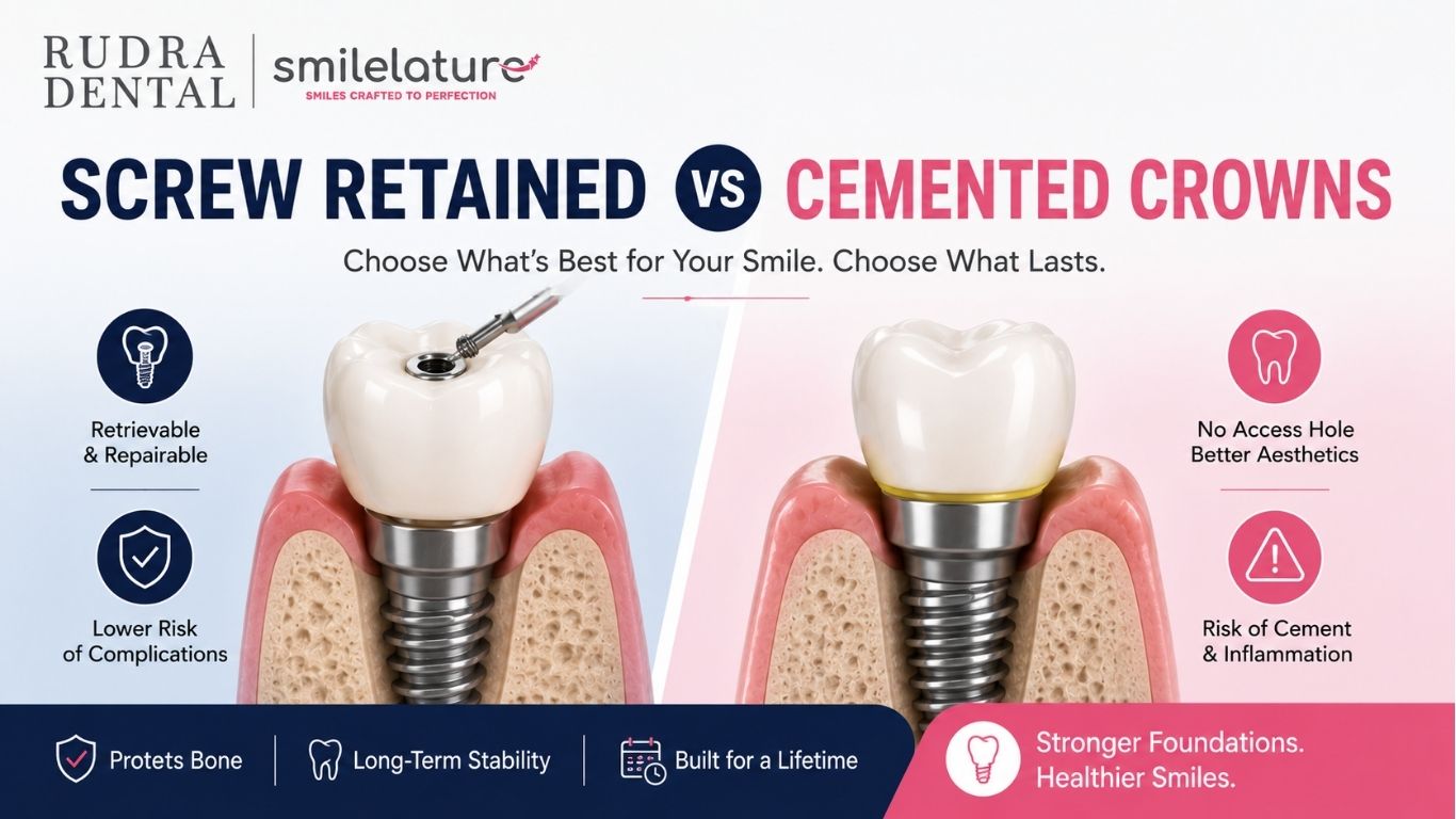 Why Screw Retained Crowns Are Better Than Cemented