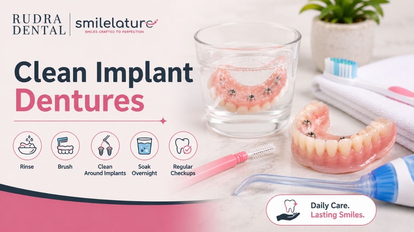 5 Best Ways to Clean Implant Dentures