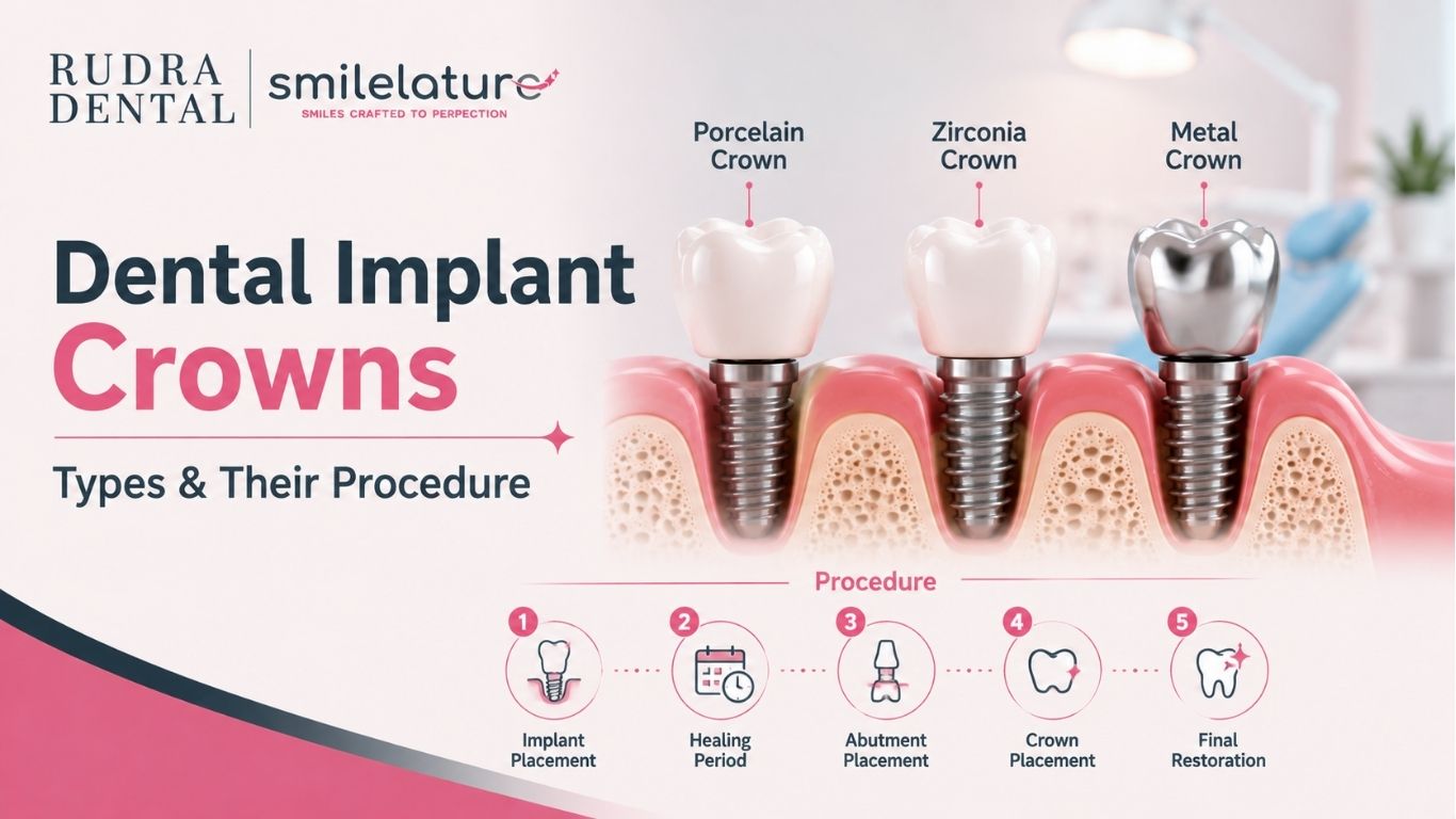 Dental Implant Crowns Types and Their Procedure